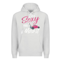 Dove Grey i'm sexy and i mow it funny mow pun tank top Premium Hoodie - StudioElite