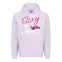 Lilac i'm sexy and i mow it funny mow pun tank top Premium Hoodie - StudioElite