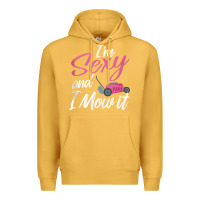 Mustard i'm sexy and i mow it funny mow pun tank top Premium Hoodie - StudioElite