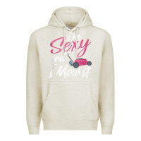 Oatmeal Heather i'm sexy and i mow it funny mow pun tank top Premium Hoodie - StudioElite