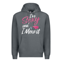 I'm Sexy And I Mow It Funny Mow Pun Tank Top Premium Hoodie | Teevron