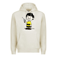 Oatmeal Heather charlie brownson Premium Hoodie - StudioElite