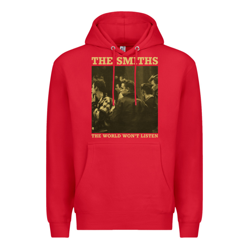 The Smiths The World Won't Listen Gift Men Women Premium Hoodie by StudioElite | Teevron