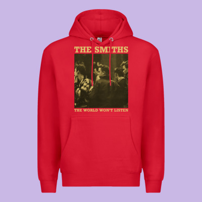 The Smiths The World Won't Listen Gift Men Women Premium Hoodie Designed By Studioelite