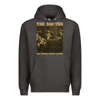 Smoke the smiths the world won't listen gift men women Premium Hoodie - StudioElite