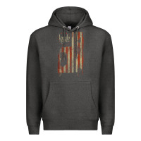 Charcoal Heather lamb of god, pure american metal flag Premium Hoodie - StudioElite