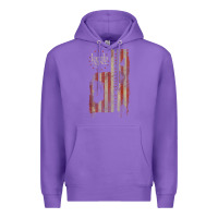Purple lamb of god, pure american metal flag Premium Hoodie - StudioElite