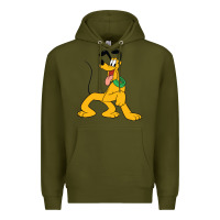 Army Green pluto Premium Hoodie - StudioElite