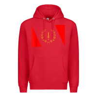 Red african american heritage flag 1967 black history copy Premium Hoodie - StudioElite