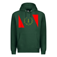 Sports Green african american heritage flag 1967 black history copy Premium Hoodie - StudioElite