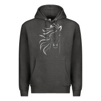 Charcoal Heather horse lover gifts Premium Hoodie - StudioElite