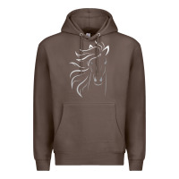 Coffee horse lover gifts Premium Hoodie - StudioElite