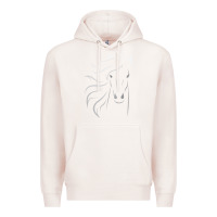 Pale Pink horse lover gifts Premium Hoodie - StudioElite