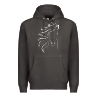 Smoke horse lover gifts Premium Hoodie - StudioElite