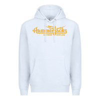 White Hammerjacks 70S Premium Hoodie - StudioElite
