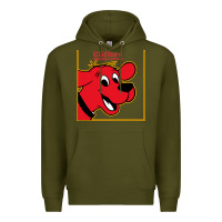 Army Green clifford the big red dog Premium Hoodie - StudioElite