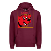 Burgundy clifford the big red dog Premium Hoodie - StudioElite