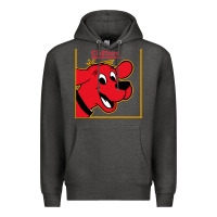 Charcoal Heather clifford the big red dog Premium Hoodie - StudioElite
