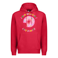 Cardinal i run because i like donuts Premium Hoodie - StudioElite