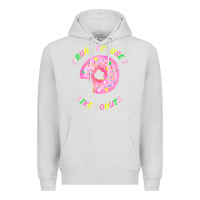 Dove Grey i run because i like donuts Premium Hoodie - StudioElite