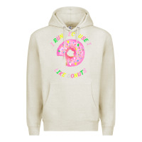 Oatmeal Heather i run because i like donuts Premium Hoodie - StudioElite
