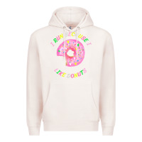 Pale Pink i run because i like donuts Premium Hoodie - StudioElite