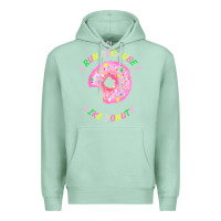 Seafoam i run because i like donuts Premium Hoodie - StudioElite