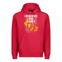Cardinal heavy equipment operator i run hoes for money usa flag t shirt Premium Hoodie - StudioElite