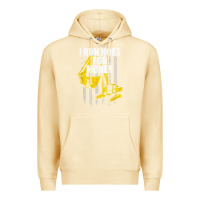 Pina Colada heavy equipment operator i run hoes for money usa flag t shirt Premium Hoodie - StudioElite