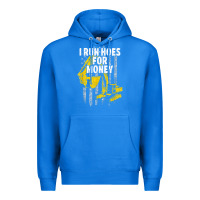 True Royal heavy equipment operator i run hoes for money usa flag t shirt Premium Hoodie - StudioElite