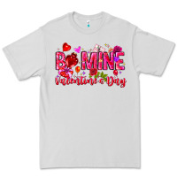Dove Grey Be Mine Valentines Day Premium Tee - CowhideDigitalArt