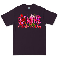 Plum Be Mine Valentines Day Premium Tee - CowhideDigitalArt