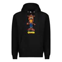 Black Crash Bandicoot  Yo Yo Premium Hoodie - StudioElite