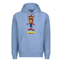 Colony Blue Crash Bandicoot  Yo Yo Premium Hoodie - StudioElite