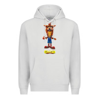 Dove Grey Crash Bandicoot  Yo Yo Premium Hoodie - StudioElite