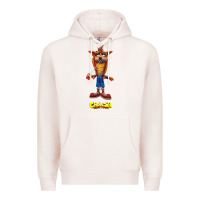Pale Pink Crash Bandicoot  Yo Yo Premium Hoodie - StudioElite