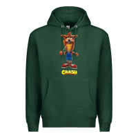 Sports Green Crash Bandicoot  Yo Yo Premium Hoodie - StudioElite