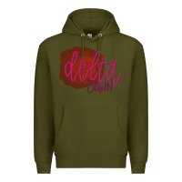 Army Green Delta Dawn Classic Premium Hoodie - StudioElite