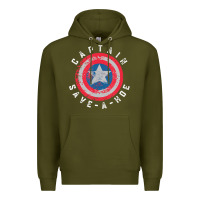 Army Green Captain Save-A-Hoe Vintage Funny Retro Premium Hoodie - StudioElite