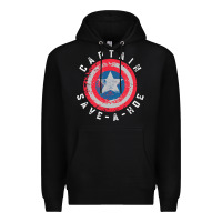 Black Captain Save-A-Hoe Vintage Funny Retro Premium Hoodie - StudioElite