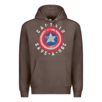 Coffee Captain Save-A-Hoe Vintage Funny Retro Premium Hoodie - StudioElite