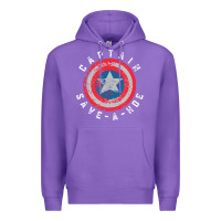 Purple Captain Save-A-Hoe Vintage Funny Retro Premium Hoodie - StudioElite