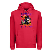 Cardinal my broom broke so now i drive a j.e.e.p witch halloween t shirt Premium Hoodie - StudioElite