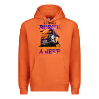 Carrot my broom broke so now i drive a j.e.e.p witch halloween t shirt Premium Hoodie - StudioElite