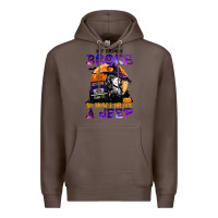 Coffee my broom broke so now i drive a j.e.e.p witch halloween t shirt Premium Hoodie - StudioElite
