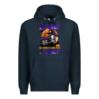 Navy my broom broke so now i drive a j.e.e.p witch halloween t shirt Premium Hoodie - StudioElite