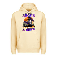 Pina Colada my broom broke so now i drive a j.e.e.p witch halloween t shirt Premium Hoodie - StudioElite