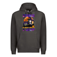 Smoke my broom broke so now i drive a j.e.e.p witch halloween t shirt Premium Hoodie - StudioElite