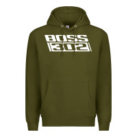 Army Green boss 302 (white) Premium Hoodie - StudioElite