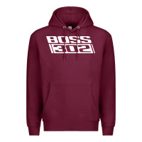 Burgundy boss 302 (white) Premium Hoodie - StudioElite